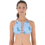 Dinosaur , Cute, Pastel, Perfectly Cut Out Bikini Top