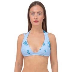 Double Strap Halter Bikini Top 