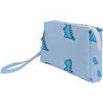 Dinosaur , Cute, Pastel, Wristlet Pouch Bag (Small)