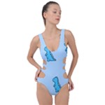 Dinosaur , Cute, Pastel, Side Cut Out Swimsuit