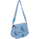 Dinosaur , Cute, Pastel, Saddle Handbag