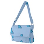 Dinosaur , Cute, Pastel, Full Print Messenger Bag (M)