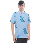 Dinosaur , Cute, Pastel, Men s Polo T-Shirt