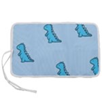 Dinosaur , Cute, Pastel, Pen Storage Case (L)