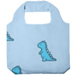 Dinosaur , Cute, Pastel, Foldable Grocery Recycle Bag