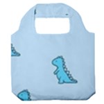 Dinosaur , Cute, Pastel, Premium Foldable Grocery Recycle Bag