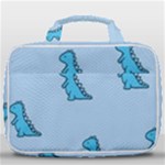 Dinosaur , Cute, Pastel, Travel Toiletry Bag With Hanging Hook