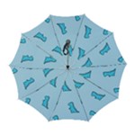 Dinosaur , Cute, Pastel, Automatic Folding Umbrella with Case (Large)