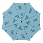 Dinosaur , Cute, Pastel, Automatic Folding Umbrella with Case (Medium)