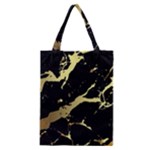 Marble Black, Kiss, Gold, Pretty Classic Tote Bag