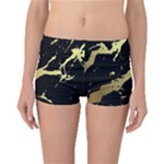 Marble Black, Kiss, Gold, Pretty Boyleg Bikini Bottoms