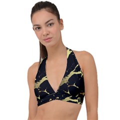 Halter Plunge Bikini Top 