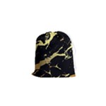 Marble Black, Kiss, Gold, Pretty Drawstring Pouch (XS)