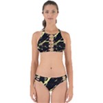 Marble Black, Kiss, Gold, Pretty Perfectly Cut Out Bikini Set