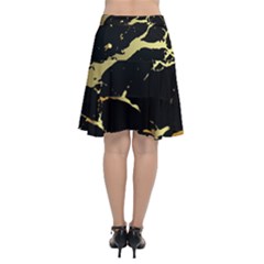 Chiffon Wrap Front Skirt 