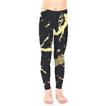 Marble Black, Kiss, Gold, Pretty Kids  Leggings