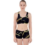 Marble Black, Kiss, Gold, Pretty Work It Out Gym Set