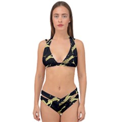 Double Strap Halter Bikini Set 