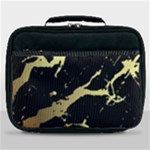 Marble Black, Kiss, Gold, Pretty Lunch Bag