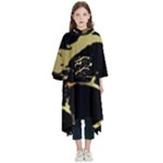 Marble Black, Kiss, Gold, Pretty Kids  Hooded Rain Ponchos