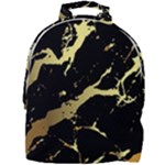 Marble Black, Kiss, Gold, Pretty Mini Full Print Backpack