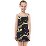 Marble Black, Kiss, Gold, Pretty Kids  Summer Sun Dress