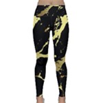 Marble Black, Kiss, Gold, Pretty Lightweight Velour Classic Yoga Leggings