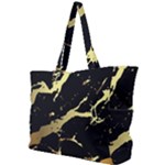 Marble Black, Kiss, Gold, Pretty Simple Shoulder Bag