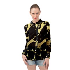 Long Sleeve Chiffon Shirt 