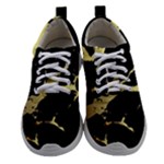 Marble Black, Kiss, Gold, Pretty Women Athletic Shoes