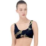 Marble Black, Kiss, Gold, Pretty The Little Details Bikini Top