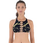 Marble Black, Kiss, Gold, Pretty Perfectly Cut Out Bikini Top