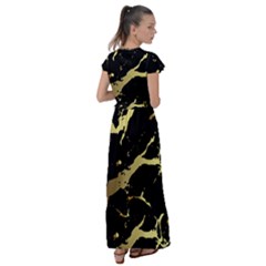 Flutter Sleeve Maxi Dress 