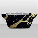 Marble Black, Kiss, Gold, Pretty Waist Bag 