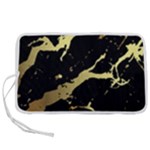 Marble Black, Kiss, Gold, Pretty Pen Storage Case (S)