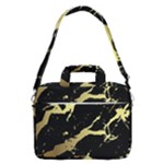 Marble Black, Kiss, Gold, Pretty MacBook Pro 15  Shoulder Laptop Bag