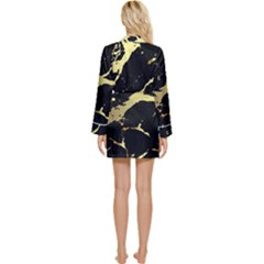 Long Sleeve Satin Robe 