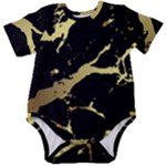 Marble Black, Kiss, Gold, Pretty Baby Short Sleeve Bodysuit