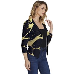 Women s Casual 3/4 Sleeve Spring Jacket 