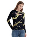 Women s Cut Out Long Sleeve T-Shirt 