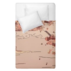 Pastel Nature , Art, Blue, Cute, Nature, Pink Duvet Cover Double Side (Single Size) from ArtsNow.com