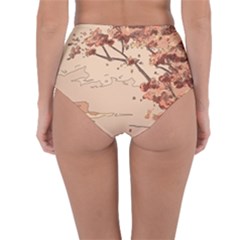 Reversible High-Waist Bikini Bottoms 