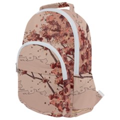 Rounded Multi Pocket Backpack 