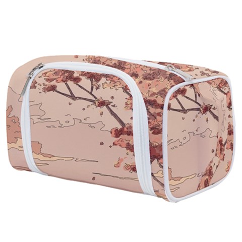 Pastel Nature , Art, Blue, Cute, Nature, Pink Toiletries Pouch from ArtsNow.com