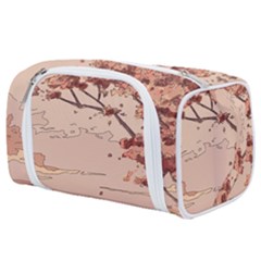 Pastel Nature , Art, Blue, Cute, Nature, Pink Toiletries Pouch from ArtsNow.com