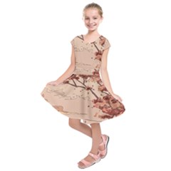 Kids  Short Sleeve Dress 