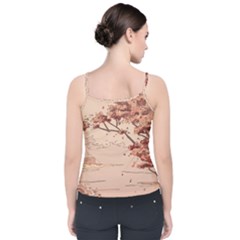 Velvet Spaghetti Strap Top 