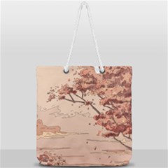 Full Print Rope Handle Tote (Large) 