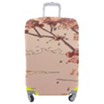 Pastel Nature , Art, Blue, Cute, Nature, Pink Luggage Cover (Medium)