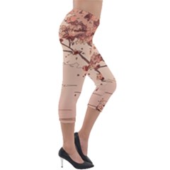 Lightweight Velour Capri Leggings  